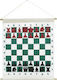 Kaissa Magnetic Chess Folding Roll 76x76cm