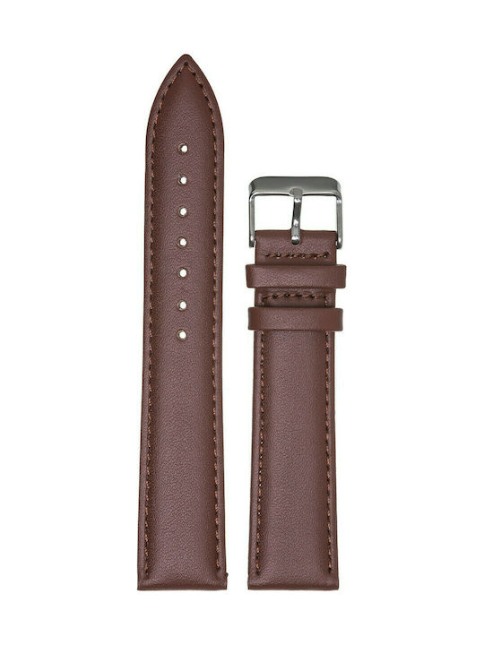 Tzevelion ART660 Leather Strap Brown 14mm