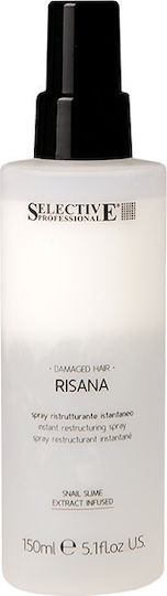 Selective Professional Damaged Hair Risana Instant Restructuring Spray Lotion Μαλλιών για Αναδόμηση 150ml