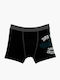 Minerva Kinder Boxershorts Schwarz 1Stück