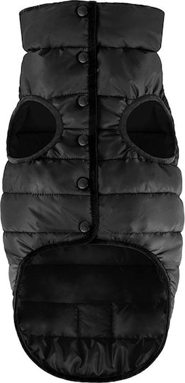 WauDog AiryVest One Haine pentru câini Impermeabil Negru cu Lungimea Spateului 40 cm
