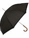 Automatic umbrella rattan umbrella Ferre 856 black/brown