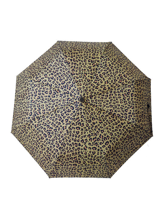 Regenschirm Ombrelli Figaro 5320 AUTOMATIC Winddicht leopard