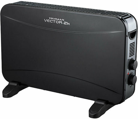 Telemax Vector 2K 30-2211 Конвектор Подов 2000W 59x39см Черен