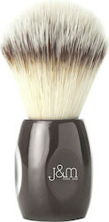 Vie Long Fibersoft Shaving Brush with Synthetic Hair Bristles 24mm Brown