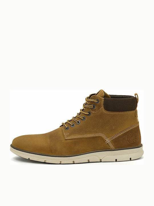 Jack & Jones Кожени Мъжки ботуши Honey