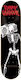 Zero Sandoval Vibration 8" Skateboard Shortboard Black