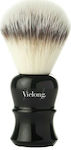 Vie Long Fibersoft Shaving Brush with Synthetic Hair Bristles 24mm Black