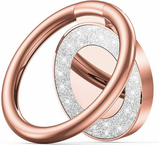 Tech-Protect Magnetic Ring Holder Handy Glitter Rose Gold