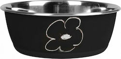 Flamingo Writable Stainless Bowls Dog Food & Water Black 2700ml 038289