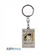 Abysse Keychain One Piece Luffy Wanted Metallic Beige
