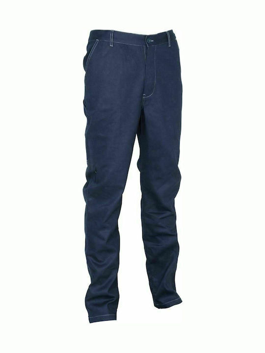 Cofra Eritrea Work Trousers Navy Blue made of Cotton V351-0-01