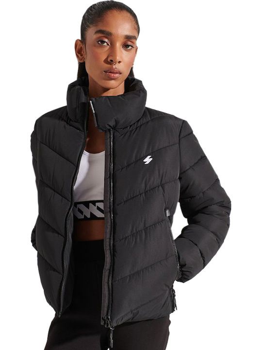 Superdry Women's Short Puffer Jacket Waterproof...
