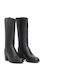 Damenstiefel Pyramis 2209 Schwarzes Leder