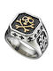 SOFI Women's Ring from Steel Gold Plated