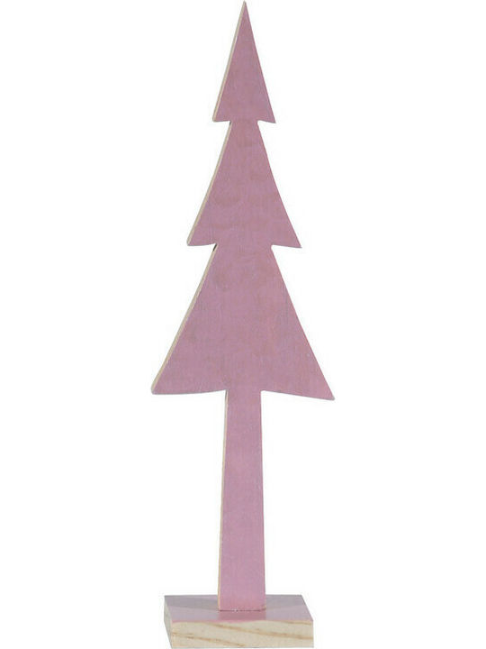 Weihnachtsdekoration Baum Dreieckig 27cm Rosa