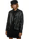 Bonita Γυναικείο Biker Jacket Μαύρο