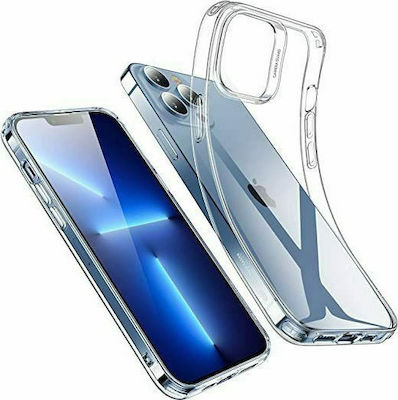 Coperta din spate Silicon 1mm Transparent (iPhone 13)