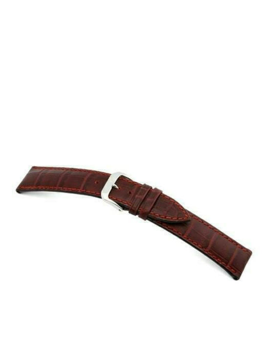 Rios 1931 Louisiana Leather Strap Burgundy 22mm