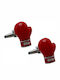 Boxing Glove Cufflinks Red