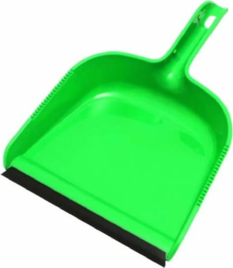 Cyclops Plastic Dustpan with Rubber Band Green