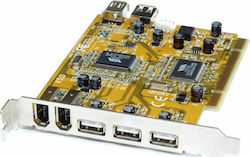Card de control PCI cu 5 porturi Firewire 800 / USB 2.0