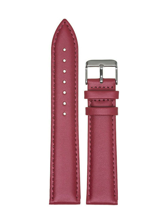 Tzevelion ART660 Leather Strap Red 12mm
