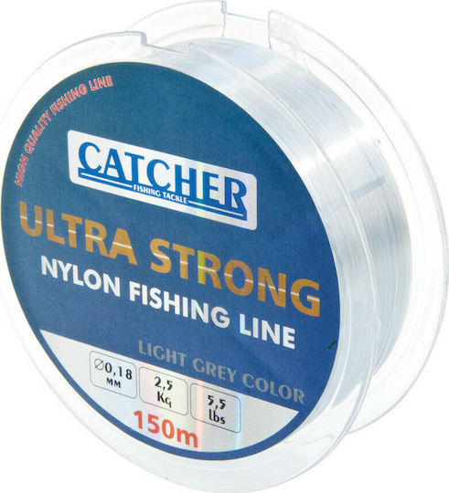 Catcher Πετονιά Ψαρέματος Γκρι 150m / 0.30mm / 6.6kg