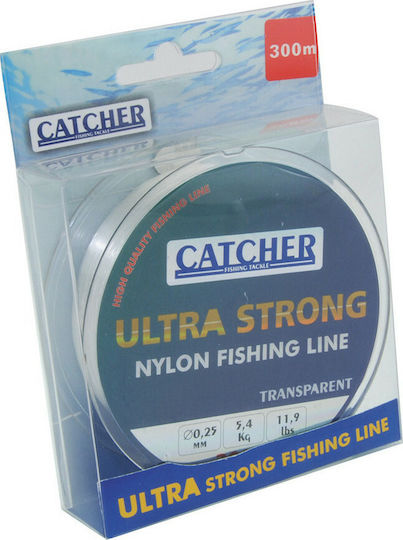 Catcher Πετονιά Ψαρέματος Διάφανη 300m / 0.40mm / 13kg
