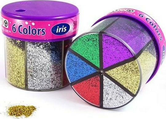 +Efo Multicolour Glitter Gold Dust in Shaker Jar 50gr