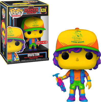 Funko Pop! Television: Stranger Things - Dustin in Beef Tee (Black Light) 828 Special Edition (Exclusive)