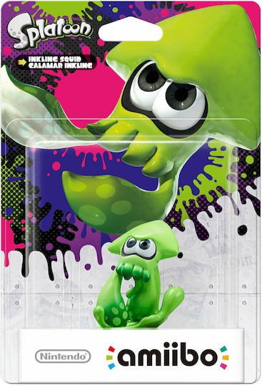 Nintendo Amiibo Splatoon Green Squid Character Figure για WiiU