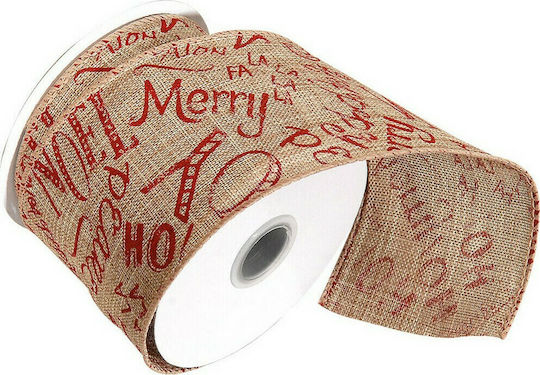 Lianos Christmas Ribbon Beige 900cm 1pc