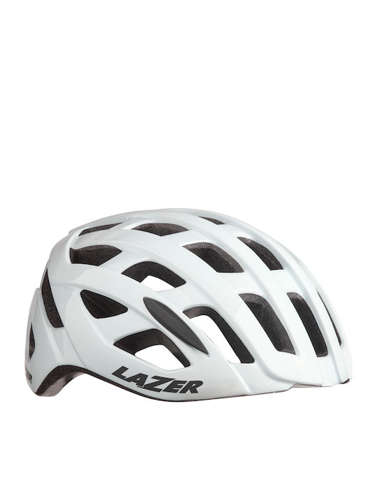 Lazer Tonic Bicycle Helmet Road with MIPS Protection and LED Light White