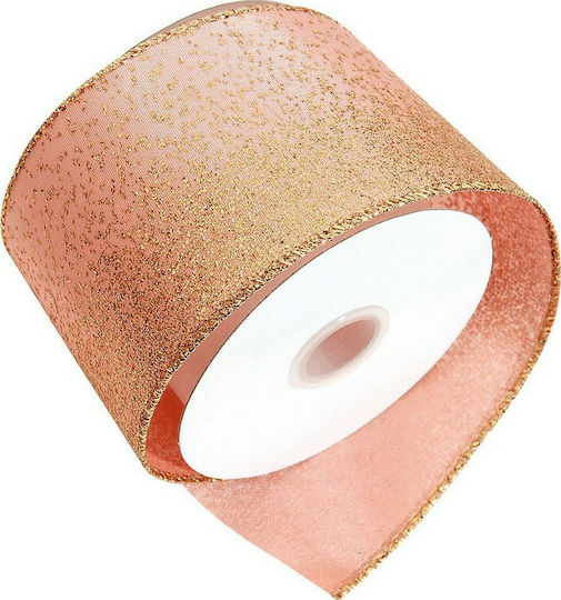 Lianos Crăciun Panglică Roz 1000cm 1buc Glitter