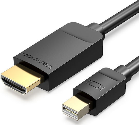 Vention Cable mini DisplayPort male - HDMI male 1.5m Μαύρο (HABBG)
