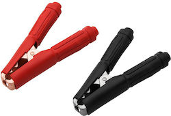 XTREME Crocodile Clips DM-711 Crocodile Clips 400A Large with Black/Red Insulation 2pcs