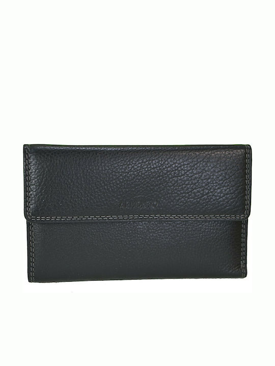 Armonto Large Leather Women's Wallet Classic Black