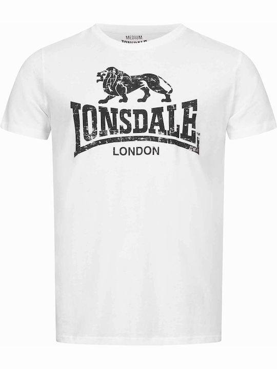 Lonsdale Silverhill Tricou Alb