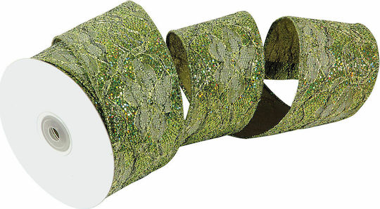 Lianos Crăciun Panglică Verde 1buc