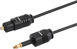 Cablu Audio Optic TOS Masculin - Mini TOS De Sex Masculin 1m (S-PC-4106)