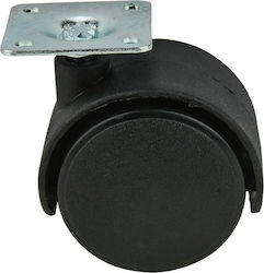 FFG Möbelrad Kunststoff Schwarz 5x3.8cm