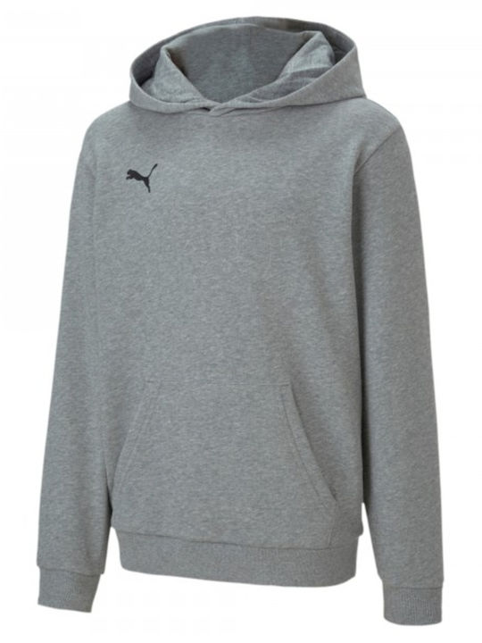 PUMA Kids Sweatshirt with Hood and Pockets Gray