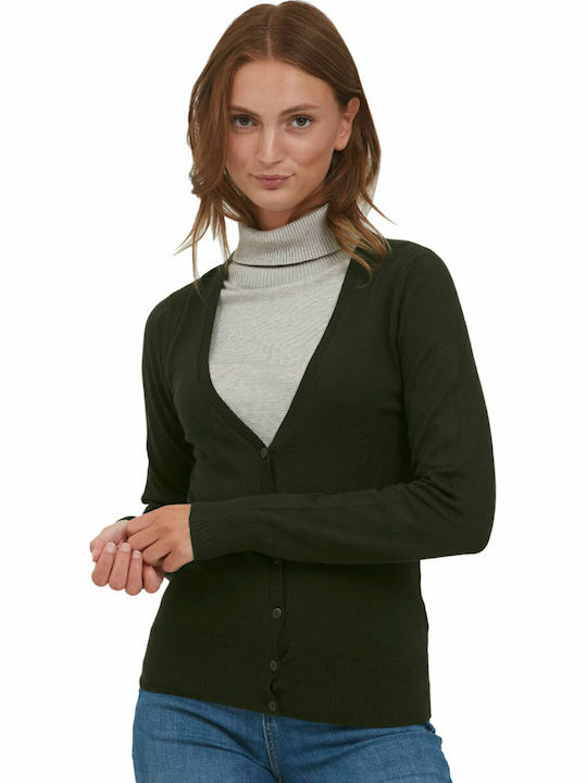 B.Younq Pimba Women's Knitted Cardigan with Buttons Rosin