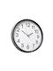 Wall Clock Plastic Black Ø30cm