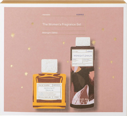 Korres The Women's Fragrance Set Midnight Dahlia Γυναικείο Σετ με Eau de Toilette