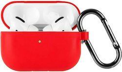 Mercury Silicone Case with Keychain Red for Apple AirPods Pro