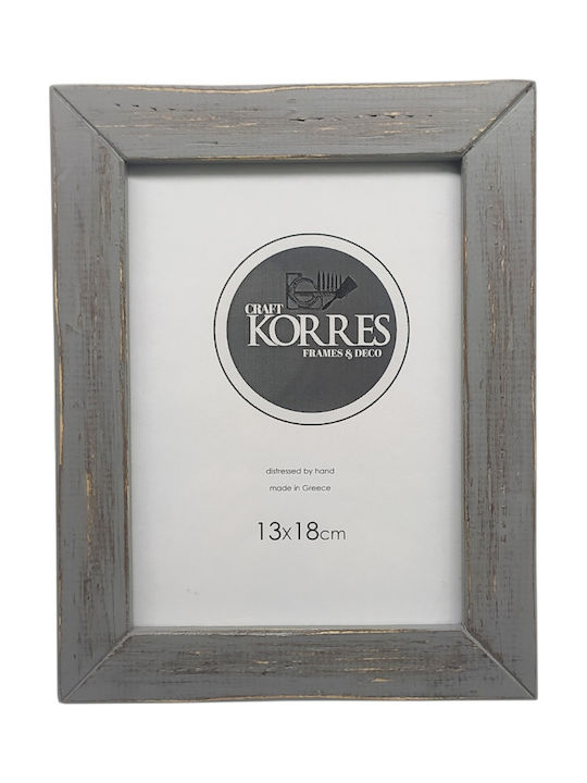 Korres Craft Mare Fotorahmen Hölzernes Grau Slim