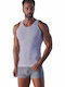 Men's Sleeveless Undershirts White 2Pack