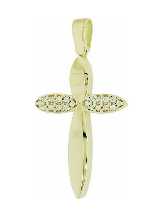 Mertzios.gr Gold Cross 14K